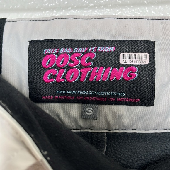 OOSC White Ski Snow High Waisted Pants Women Size S BLEMISH - Picture 2 of 5